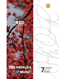 Red for Saxophone Quartet cover Thumbnail